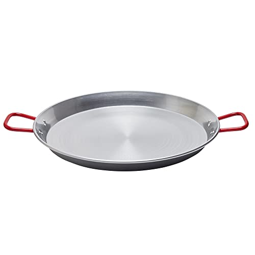 Garcima Poêle à paella acier poli 38 cm