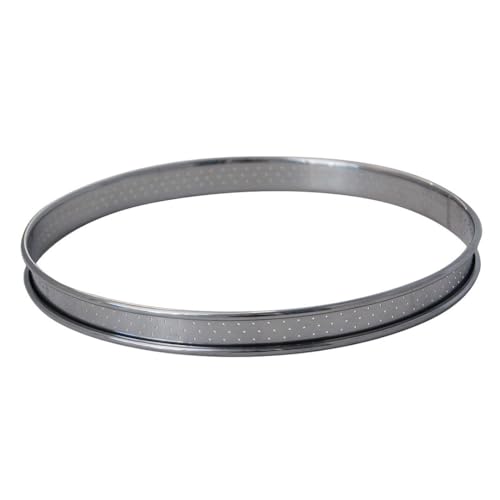 De Buyer Cercle à tarte perforé inox 24 cm