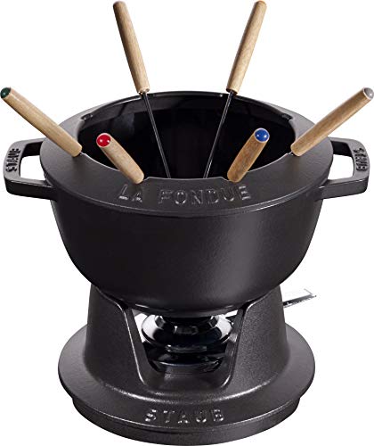 Staub Caquelon fonte pro + réchaud gaz