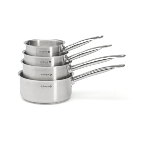 De Buyer Casserole inox fond épais 18 cm