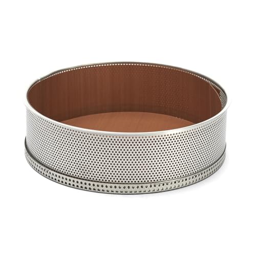 De Buyer Moule à manqué acier perforé 24 cm