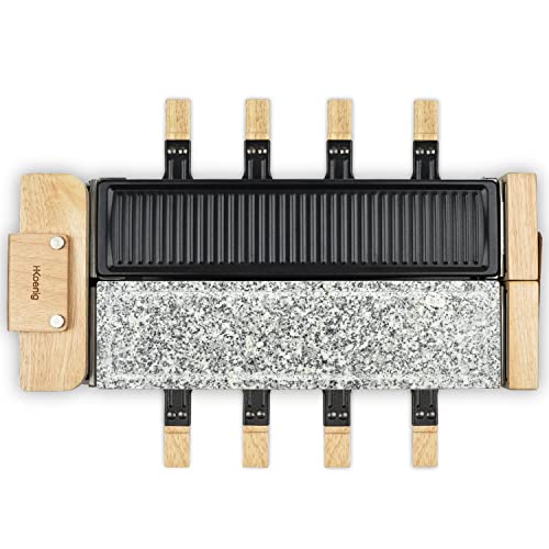 Lagrange Raclette-gril pierre naturelle 8 personnes