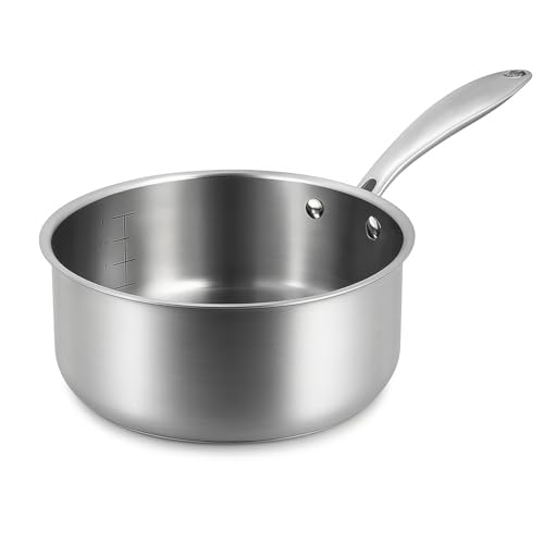 Cristel Casserole inox tri-ply 20 cm