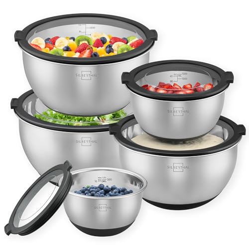Saladier inox avec couvercle (pour secouer)