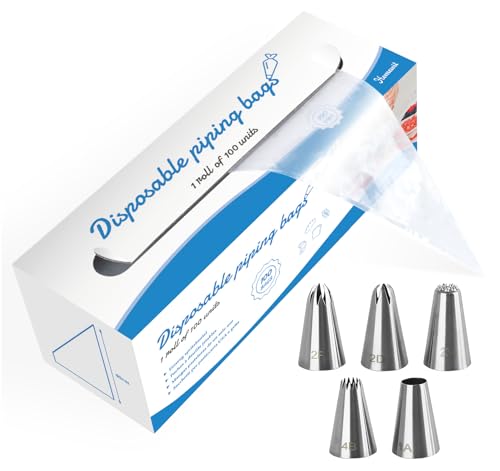 Patisse Poches à douille jetables + douilles inox